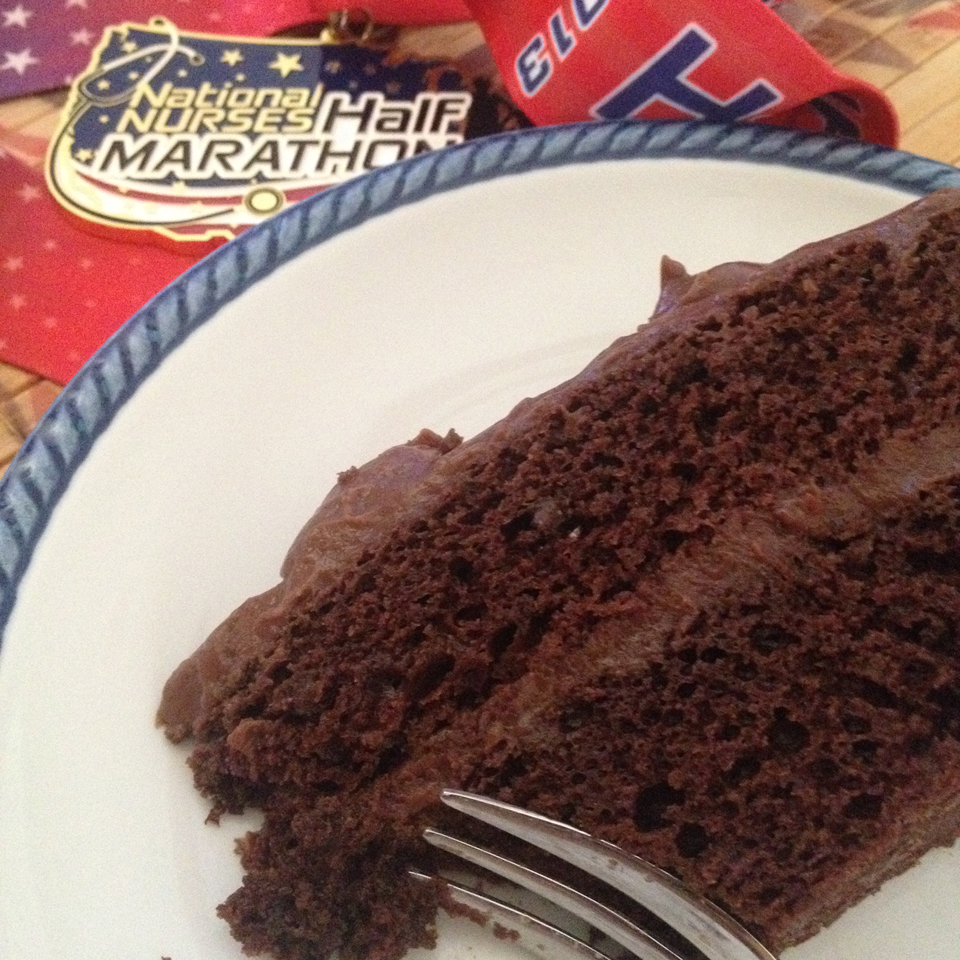 Chocolate Cake and Medal