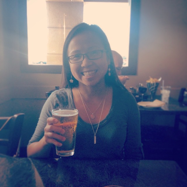 Extended Birfday celebration with my bro. I guess I still look under 21... Was carded for my Sapporo ^_^