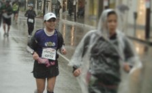 It's #FlashbackFriday for day 3 of Instagram challenge.  This was the 2011 LA Marathon, a rainy event where I PR'd but got mild hypothermia after. It was also 20 days after my close friend died from pancreatic cancer. #BHLent2015 @bustedhalophoto #CSLentIPJ @catholicsistas