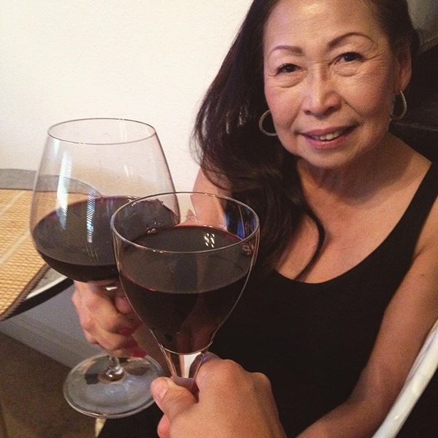 Advance birfday toast to the bestest mum in the world! #65yrsyoung #dragon #cabernet
