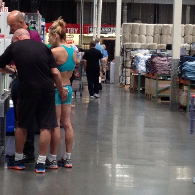 No one should make fun of what Walmart shoppers wear. Spotted at Costco. #Costco #nofilters