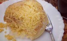 Ensaymada for merienda (Sweet brioche bread topped with cheese) @filipinofood #snack