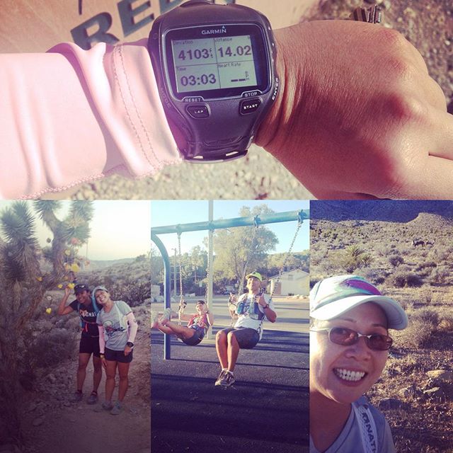 14mi #trailrun  done! Ducks & swings & burros.. Ohmy! #instarunners #backcountry50k #training [instagram]