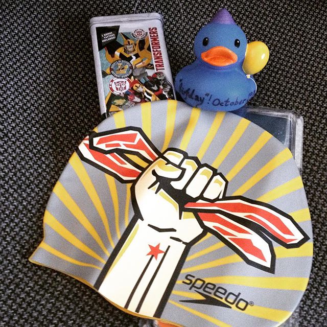 Paragon! themed #birfday pressies ^_^ I am not hanging that duck in Cottonwood! XD #mine [instagram]