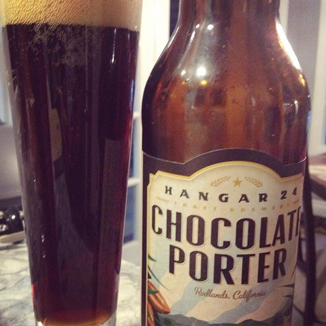 Last few hours in the OC & sis got me this Chocolate #porter from the Inland Empire (Redlands, CA) #malt [instagram]
