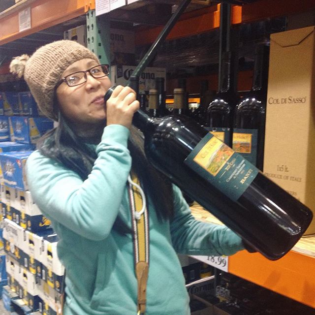 They don't mess w/ wine at Costco. I wish I could bring this Banfi #sangiovese home :) [instagram]
