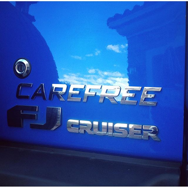 Still the Big Blue and now Carefree... #CFC #CFCUSA #toyota #fjcruiser [instagram]