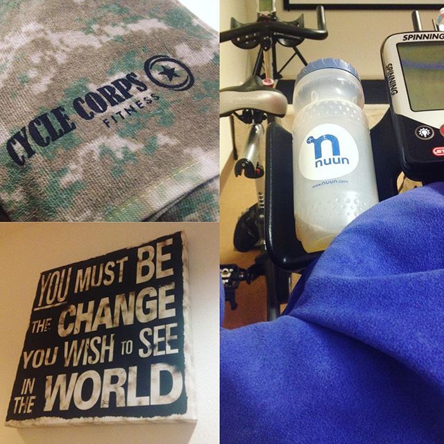 Quads were burning. Need to work on my pull. #spinning #cyclecorps #nuunlove [instagram]