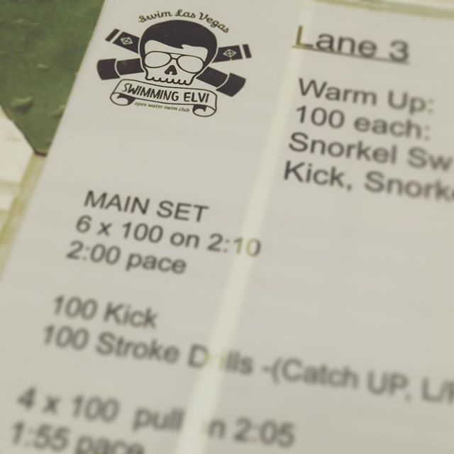 Forgot my watch + my hydration, but kept track + got the swim workout done! Who'da thunk you can do sets without them? lol #gadgetless [instagram]