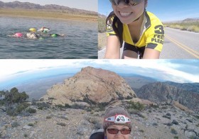 Las Vegas in March! Swim. Bike. Summit! #ROLLintospring #latergram @rollrecovery @nuunhydration [instagram]