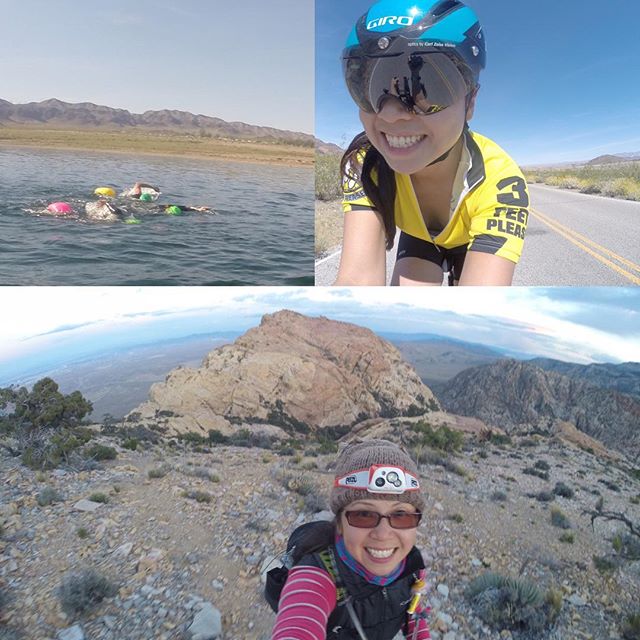 Las Vegas in March! Swim. Bike. Summit! #ROLLintospring #latergram @rollrecovery @nuunhydration [instagram]