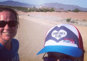 You can do it, Jen! Rock your 1st Oly tri 2morroz. #dontdowngrade #womenfortri #triathlon #nuunlife [instagram]
