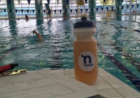 Time Trials ahhhhh! But first, must track their laps. #swimLV #triathlon #training #nuunlife [instagram]