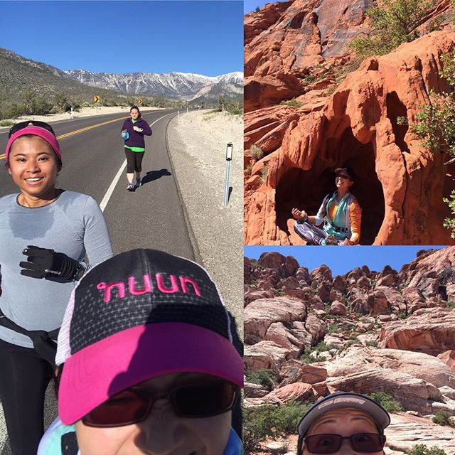 Nuun 6mi group downhill run, then 3hr hike+scrambling. It was a great morning. ^_^ #nuunlife #triathlon #crosstraining #mtcharleston #calicobasin [instagram]