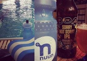 From the pool deck to the table. #alwayshydrate #nuunlife #ipa #triathlontraining [instagram]