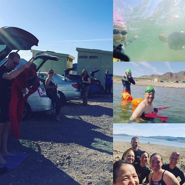 Lovely morning for an #ows at Lake Mead. #nuunlife #swimLV #paragon [instagram]