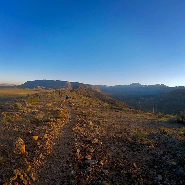 80°F, around 7:15p, & sun still up! ️ #trailrunning #lasvegas #nuunlife [instagram]