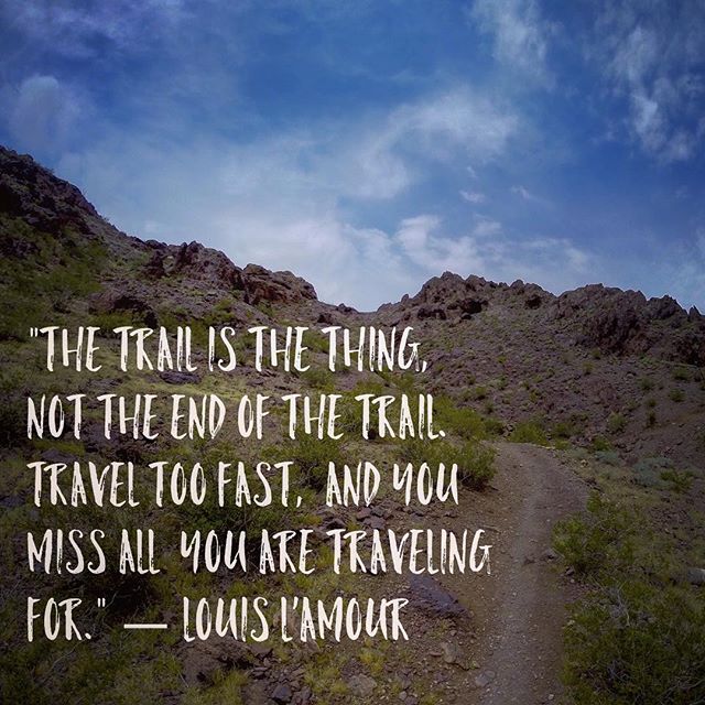 “The trail is the thing, not the end of the trail. Travel too fast, and you miss all you are traveling for.” – Louis L'Amour. Monday night's screening of #RunFree, the true story of #CaballoBlanco, reminded me of taking in the journey, even if just on a short trail run. #trailrunning #nuunlife [instagram]