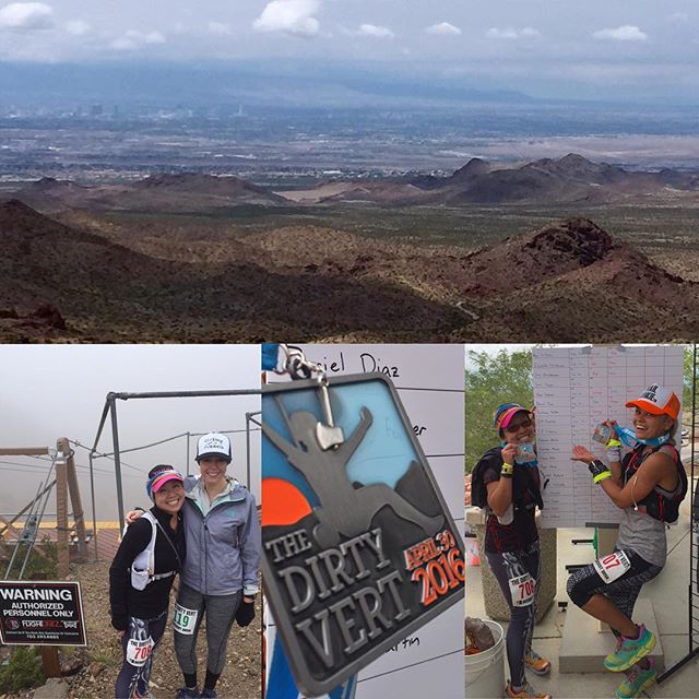 Mother Nature prevented us from riding down the zipline yesterday, but I still had great fun running up 1,400ft in under an hour & then traversing over some technical trails over the next 3hrs for the Lumberjill Challenge. See you back in 2017 #thedirtyvert! #nuunlife #desertdash #trailrunning [instagram]