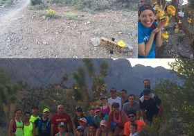 On Mondays, we run the trails on the West Side. Tonight was to see the Ducky tree! #trailrunning #lasvegas #desertdash #nuunlife [instagram]