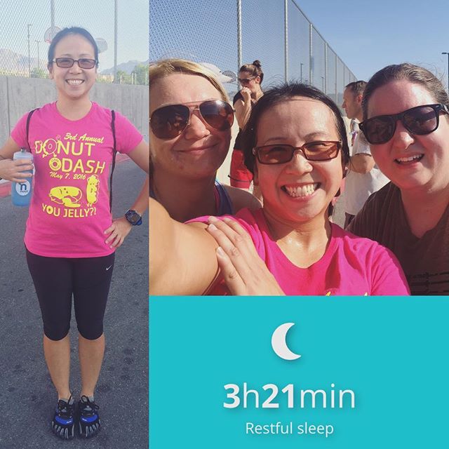 I only had 3hrs of sleep cos I was too excited for my 1st #crossfit class! Thanks @iteachlv @dollal for the encouragement! #nuunlife #crosstraining [instagram]