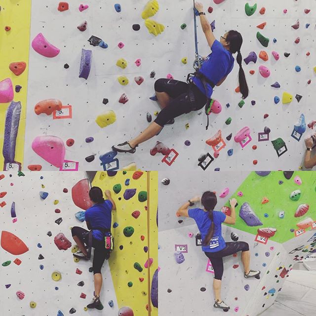 Thanks again @georgeokinaka for the #originclimbing guest pass... and for these action shots  #indoorclimbing #indoorbouldering #crosstraining [instagram]