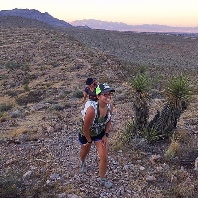 My smile = deceiving. I was spent!  Thanks for the photo, @georgeokinaka #trailrunning #taur #trailjunkie #nuunlife [instagram]
