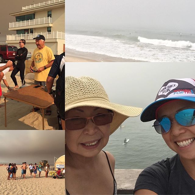 Checkout swim (for #Pier2Pier race in August) complete. I passed! Lol #hermosabeach #swimming #nuunlife [instagram]