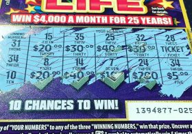 Not quite set for life but still $5 win lol. #calottery #scratchers #tehachapi [instagram]