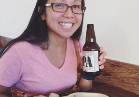 A 9hr drive, then picked up my packet for Sunday's race, and finally enjoying supper with sis! #trisantacruz #lagunitas [instagram]