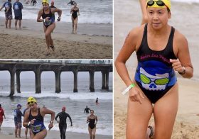 #tbt when I finally did the #Pier2Pier 2mi swim. A week after this, I PR'd my Oly Tri in Santa Cruz! #ows #triathlontraining #nuunlife #swimLV [instagram]
