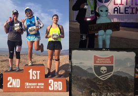 For #medalmonday… 1st time evar finishing 1st overall female then a good 16hrs later ran my worst 13.1mi of the yr lol but had (sleepy) fun regardless. Oh, it was a loooong (27hrs) day! #nuunlife #desertdashtrailraces #calicoracing #lasvegas #running [instagram]