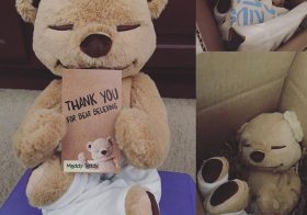 Love what arrived in the post today! My own @meddyteddy #yogabear :) Glad to have helped fund this #indiegogocampaign #morefriends #bears [instagram]