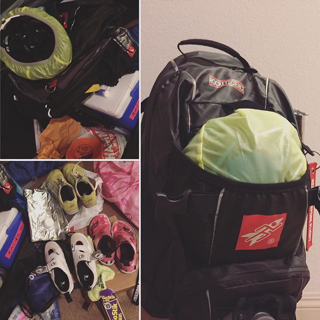 Packing my tri bag for #im703santacruz ... 4 more days ^_~ #ironman703 #triathlon #my1sthalf #nuunlife [instagram]
