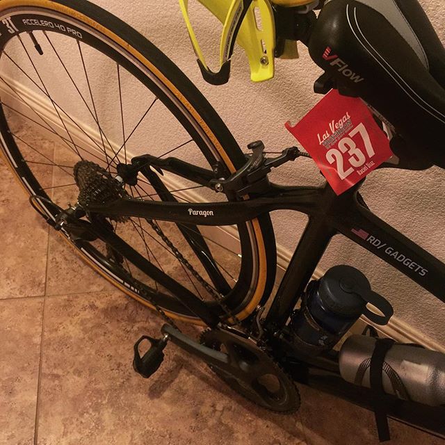 Who re-indexed her gears the night before a race? Lol. #recovery #olympictriathlon #lasvegastriathlon #nuunlife [instagram]