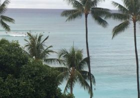 Good morning from Waikiki Beach! Waiting for Yoga cos it's on Island Time #waikiki #oahu #hawaii [instagram]