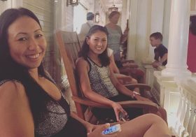 After a full day of activities, we are pretty content rocking the rest of the night out here. 🤘🏽#rockingchairs #waikiki #oahu [instagram]