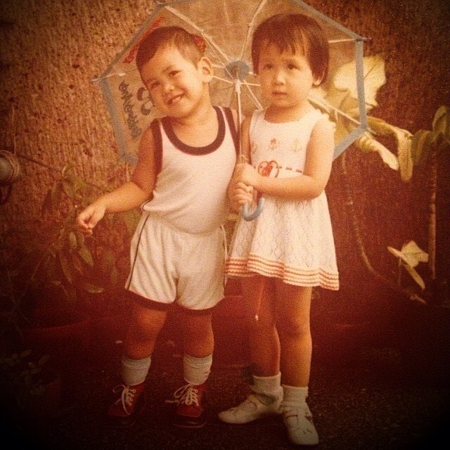Happiest of birfdays to my little brother @swayray! OK so I'm only a year older but don't we look like twins here? ^_^ #birfday #littlebrother [instagram]