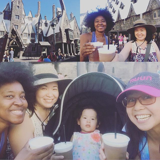 Cheers from Hogsmead! #universalstudios #wevotedforbutterbeer #nuunlife [instagram]