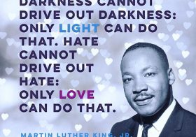 This. Today and everyday. #mlkjr #light #love #forgiveness #peace [instagram]