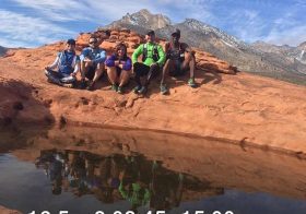 A fun group jaunt to Li'l Red Rock this morning! #nuunlife #trailjunkie #trailrunning #ar50mile #ultratraining #taur #beyondvegas [instagram]