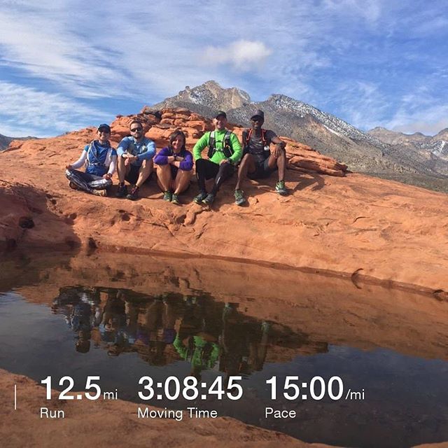 A fun group jaunt to Li'l Red Rock this morning! #nuunlife #trailjunkie #trailrunning #ar50mile #ultratraining #taur #beyondvegas [instagram]