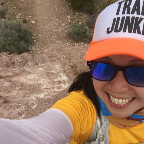 I PR'd the half course today (1) and then my legs hated me at the switchbacks (2), but still, they moved for me on the last leg (3) of @desertdashtrailraces "Trailogy" at #bloodsweatandbeers. Also, my All-Female Team (of one) placed first! Lol. Another wonderful race by #DesertDash special thanks to the RD for believing in and allowing me to race the division what would normally take 3 people to complete. I really just wanted the cool medal w/ Muir quote. #trailjunkie #craycray #nuunlife #ultratraining #taur #baseperformance #podiumed #trailrunning #switchbacks #technicaltrails [instagram]