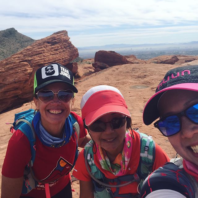 Today marked the last of our long run training for #AR50 We may have gone overboard with the vert, but highly enjoyed the 28mi jaunt — split between trail & road! #nuunlife #ultratraining #baseperformance #taur #trailrunningvegas #trailjunkie [instagram]