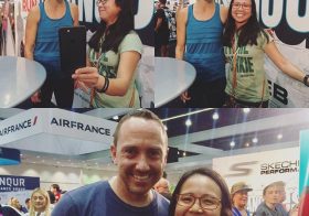 I probably sounded like a stalkerish-fangirl but I don't care! I got to #facebooklive w/ @karagoucher & bonus, got to tell @adamgoucher I was a 2x #RunTheYear participant. Awesome afternoon at #LAMarathon expo. #myLAmoment [instagram]