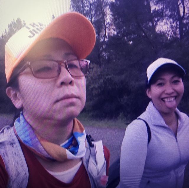 #tbt As I continue to edit my AR50 "Director's Cut" version, here's a teaser from the film. ~mile 48.75. With sis. I was hangry. #trailrunning #taur #ultramarathon #trailjunkie #ar50mile [instagram]