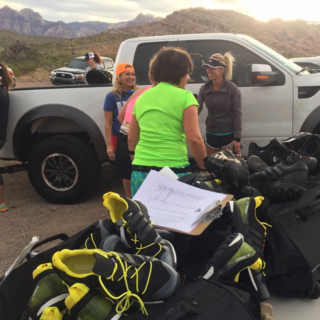 Fun times at @rebeccarunstrails Monday Night Trail run! We had @adidasrunning out for shoe demos & I had the privilege of leading the 3mi group through a very green desert. All our runs are no-drop! Join us :) #trailrunningvegas #trailrunning #trailjunkie #beyondvegas #desertrunning #westside #nuunlife #baseperformance [instagram]