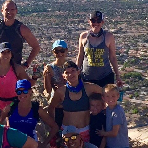 Monday morning group run & summit! (4 of 9) [instagram]