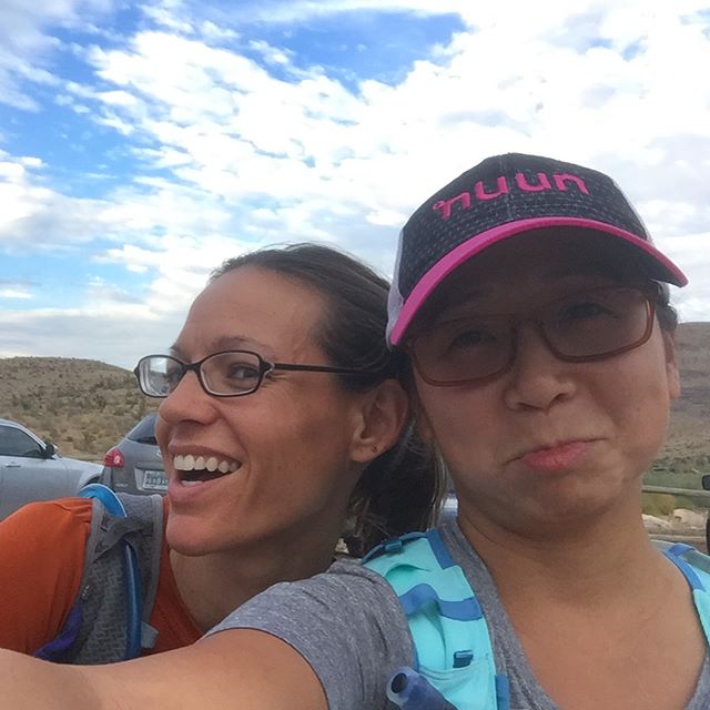 It was the last Monday Night trail run for my friend Jessica. We'll miss her and @jewelcaveexplorer as they both go on their adventures! #nuunlife #trailrunningvegas #trailjunkie #latergram [instagram]