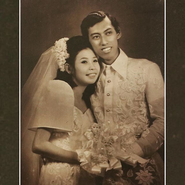 Happy 45th Anniversary to my Parental Units! Love them so much. [instagram]